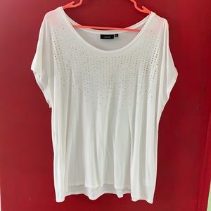 Apt 9 White shirt with Sparkles